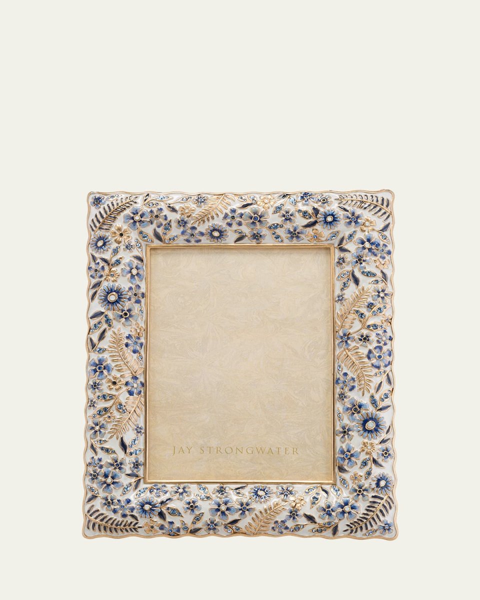 Indigo Ruffle 5 x 7 Picture Frame